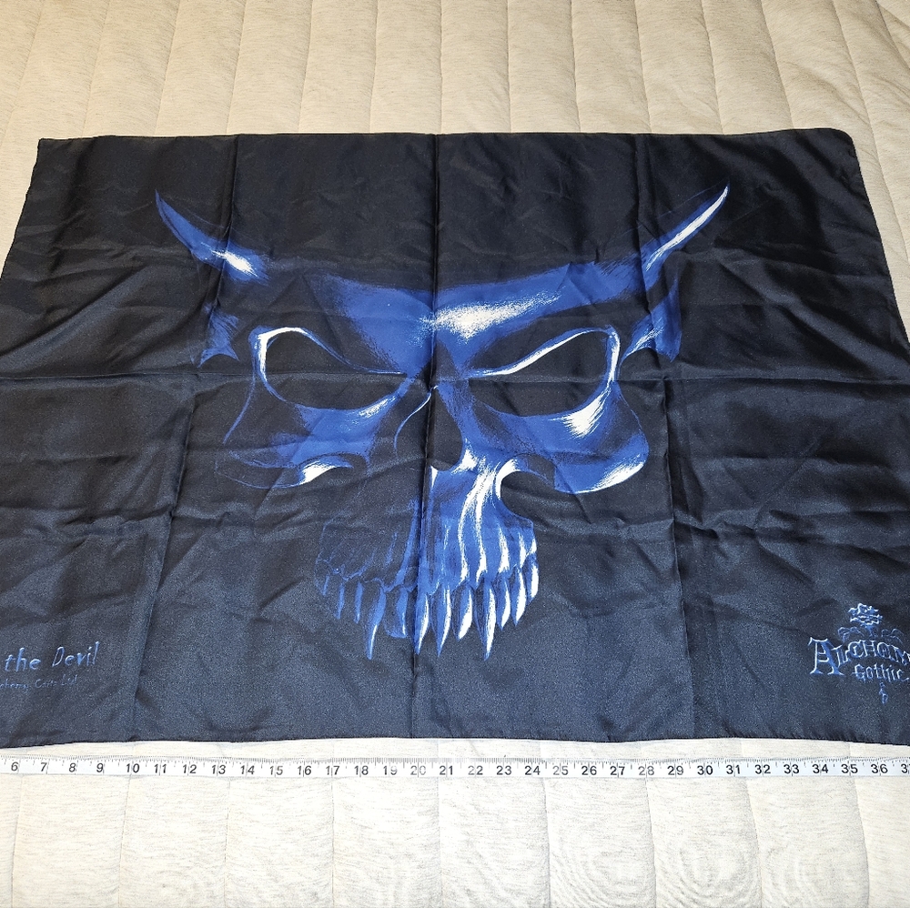 Alchemy Gothic "Mask Of The Devil" Banner Flag - Rare Collectible!